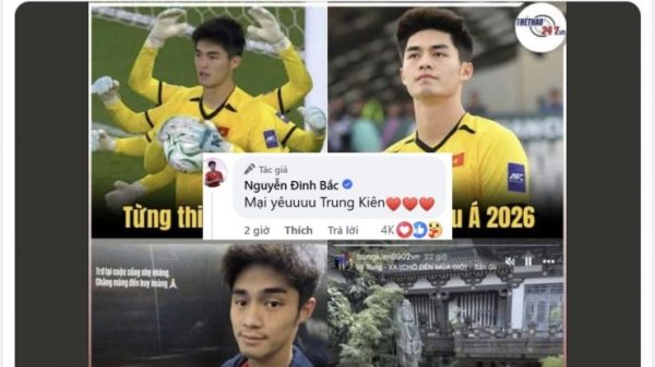 Nguyễn Đình Bắc và dàn cầu thủ U23 Việt Nam động viên thủ môn Trần Trung Kiên 1769567275 tran trung kien 1 width1236height1024