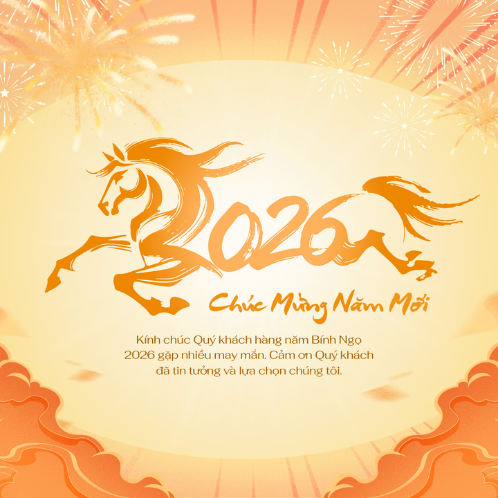 Xuân Bính Ngọ 2026 gõ cửa, thời khắc để trao nhau lời chúc an khang, hạnh phúc và thành công, khởi đầu một năm mới đủ đầy, viên mãn. (Ảnh: Canva)