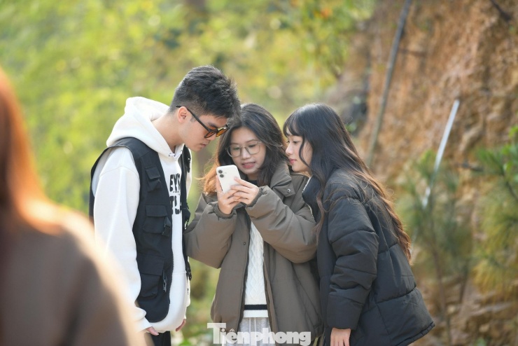 Giới trẻ lên núi uống cà phê, tận hưởng không khí đầu năm - 5