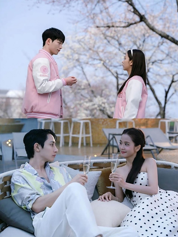 Cảnh phim, Seo Kang Joon vào vai Eun Ho, cùng Mi Rae có một khoảnh khắc ngọt ngào trong khuôn viên trường.