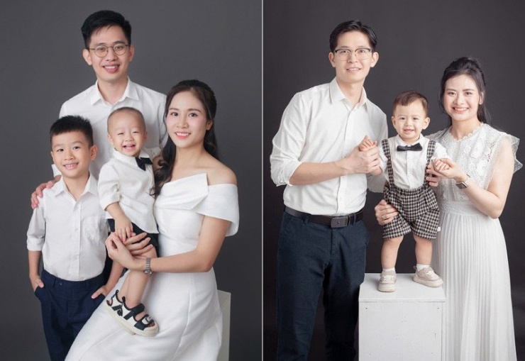 Tổ ấm nhỏ của Trọng Trưởng và Trọng Mạnh (từ trái sang)