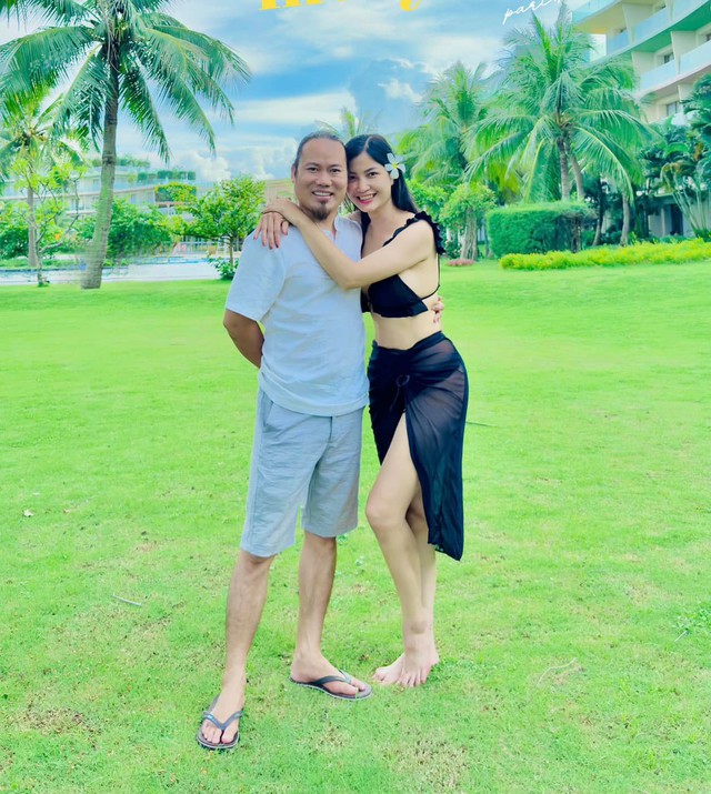 Nhan sắc vợ chân dài sinh 5 con cho nam nghệ sĩ đình đám sở hữu biệt phủ dát vàng ở Hà Nội- Ảnh 3.