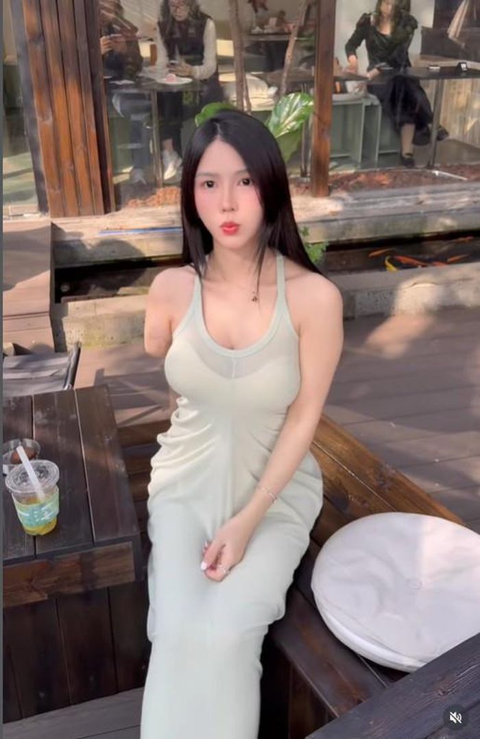Cận cảnh nhan sắc nàng hot girl mất một cánh tay vẫn tự tin tỏa sáng trên TikTok- Ảnh 5.
