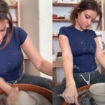 Chỉ ngồi “nặn gốm”, hot girl vẫn dễ dàng hút 1 triệu người xem 464 1766649769321225293977 35 0 655 992 crop 17666498486851601471458png