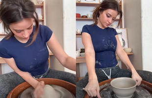 Chỉ ngồi “nặn gốm”, hot girl vẫn dễ dàng hút 1 triệu người xem 464 1766649769321225293977 35 0 655 992 crop 17666498486851601471458png