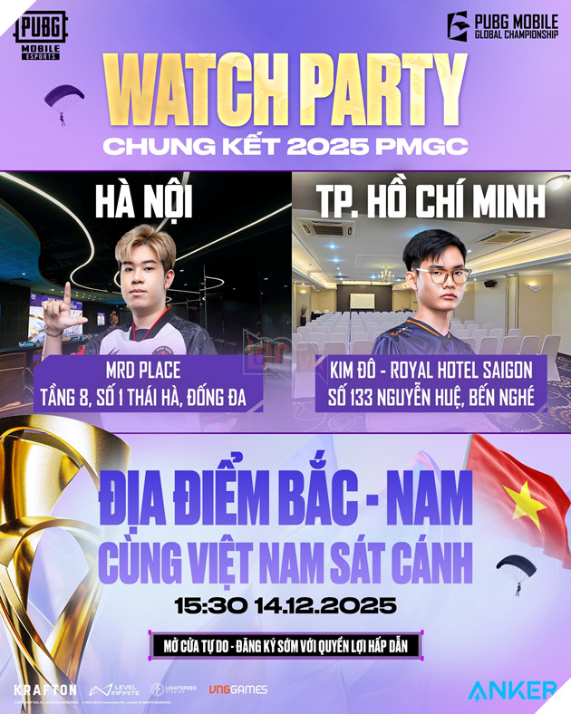 2025 PMGC: Hai Đại Diện PUBG Mobile Việt Nam Đã Sẵn Sàng Cho Vòng Chung Kết 4