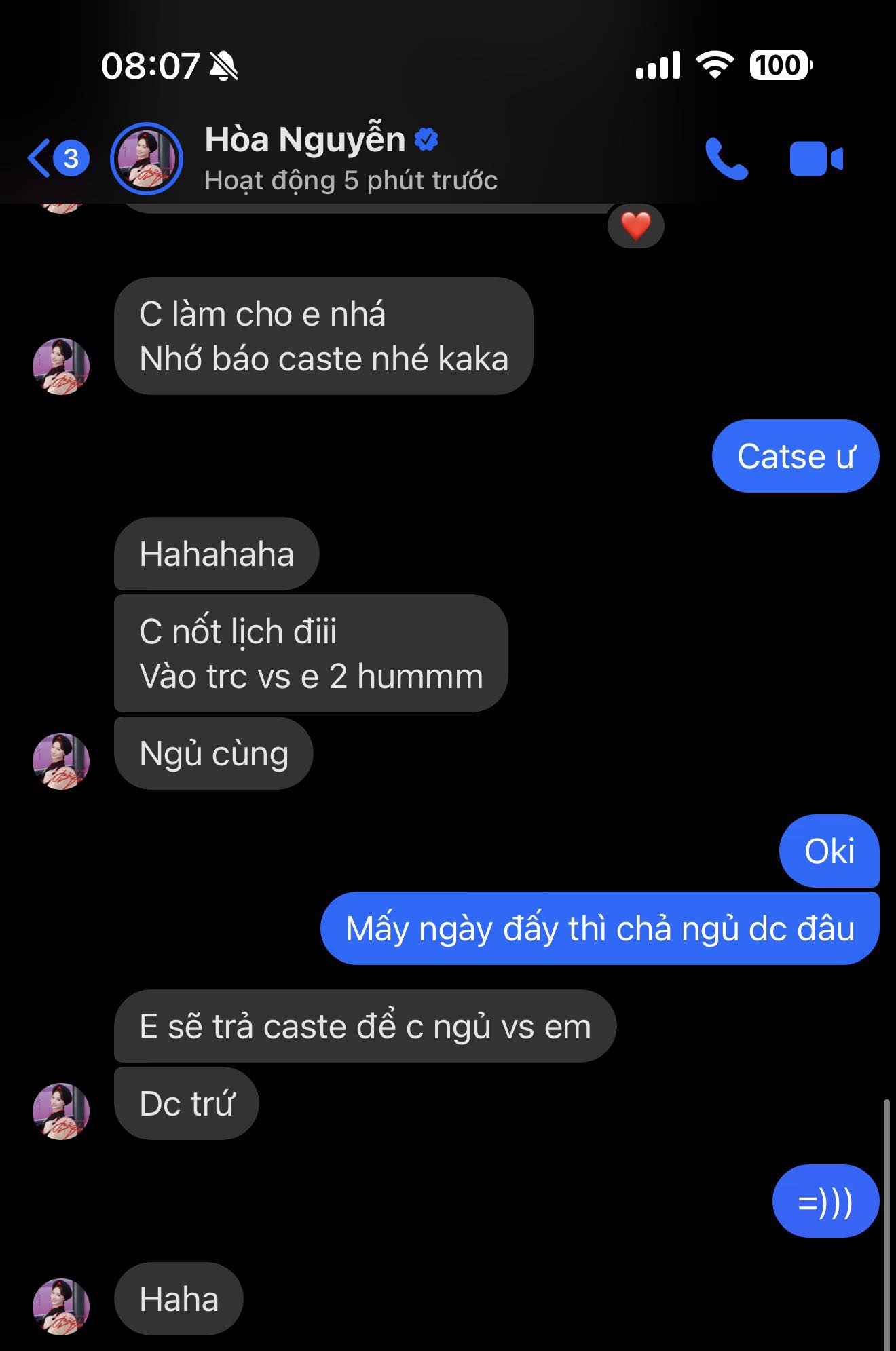 Lộ tin nhắn Hòa Minzy muốn ngủ cùng 2 đêm với một người, danh tính gây tò mò- Ảnh 1.