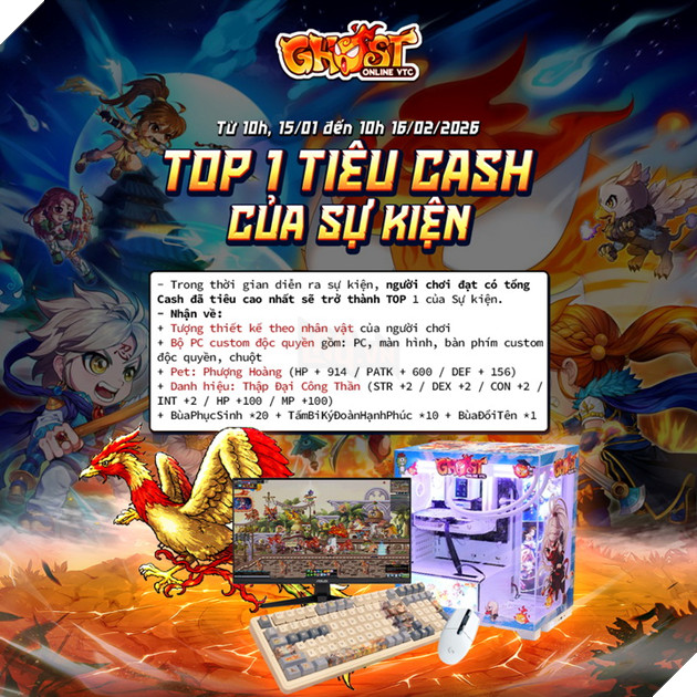 Sau gần 2 thập kỷ chờ đợi, Ghost Online PC đã chính thức quay trở lại, cộng đồng sẵn sàng viết tiếp huyền thoại 5