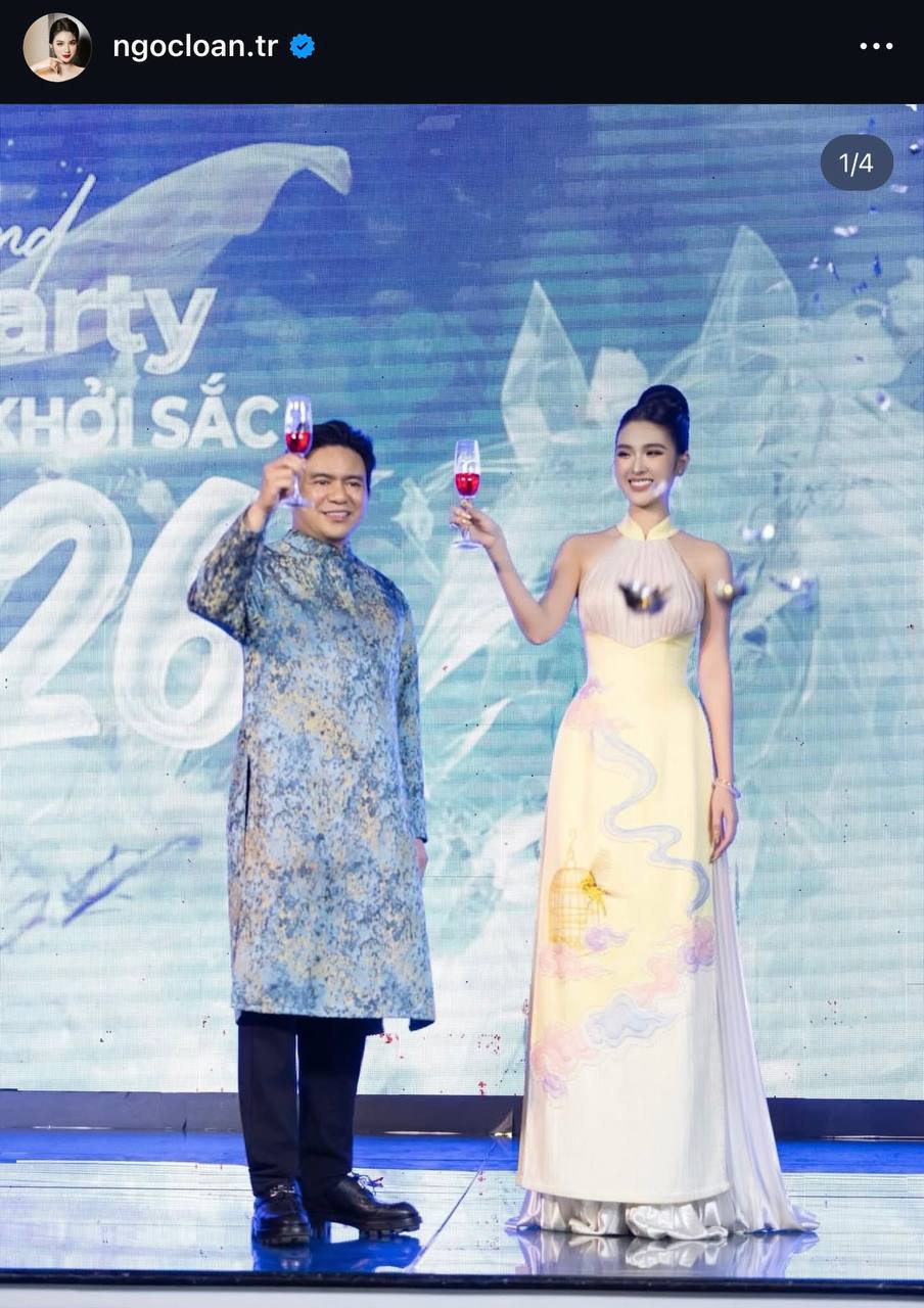 Ngọc Loan công khai ảnh bên bác sĩ Chiêm Quốc Thái- Ảnh 1.