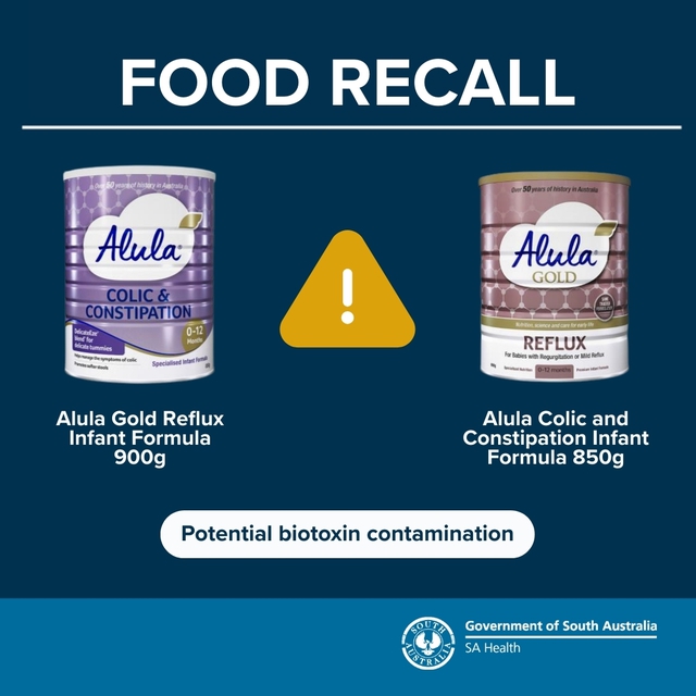 Nóng: Sữa Alula bị thu hồi khẩn cấp 2 dòng sản phẩm ở Úc vì nguy cơ nhiễm độc tố- Ảnh 1.