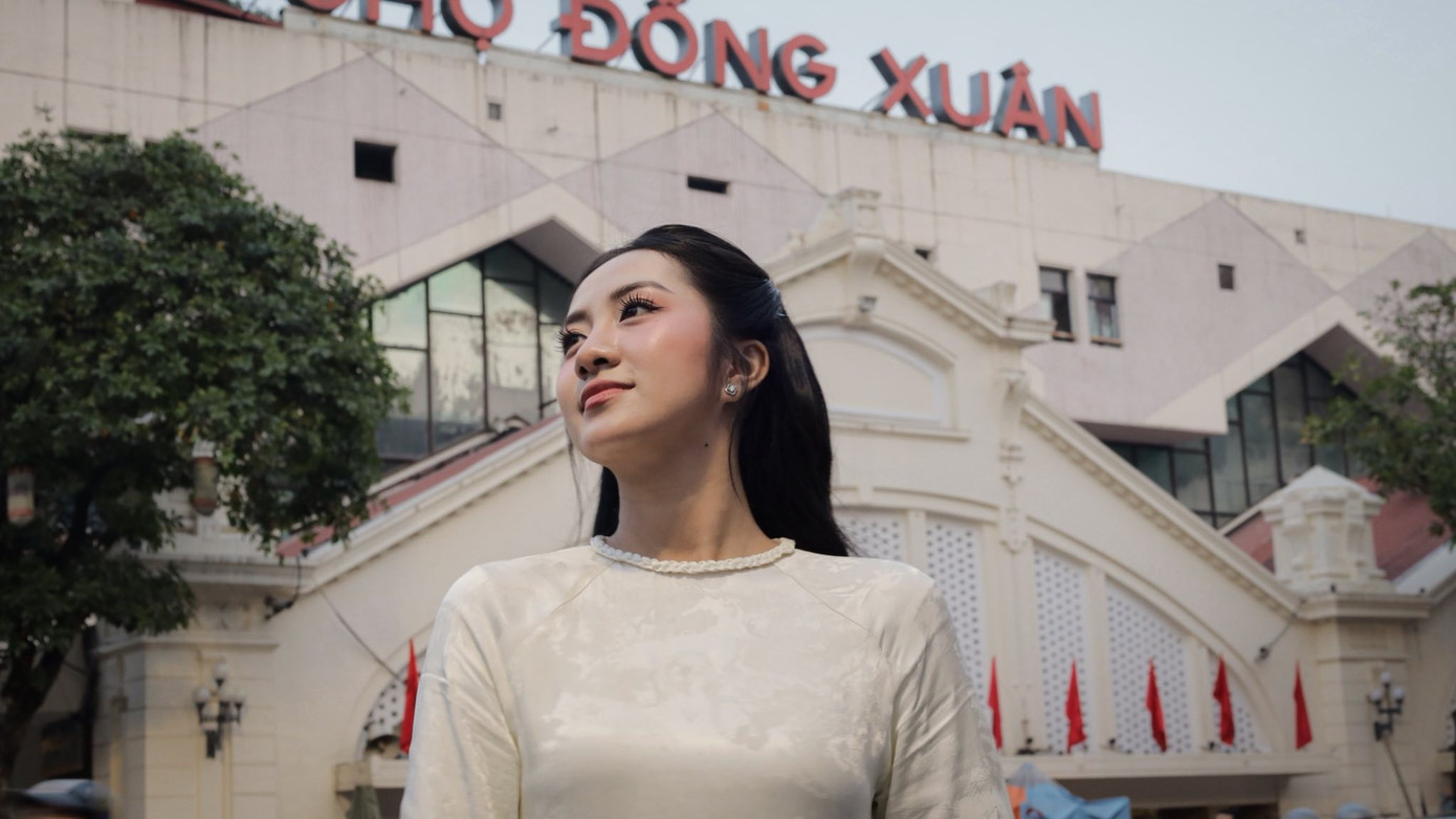 Dàn hoa, á hậu khoe dáng với áo dài Tết- Ảnh 5.