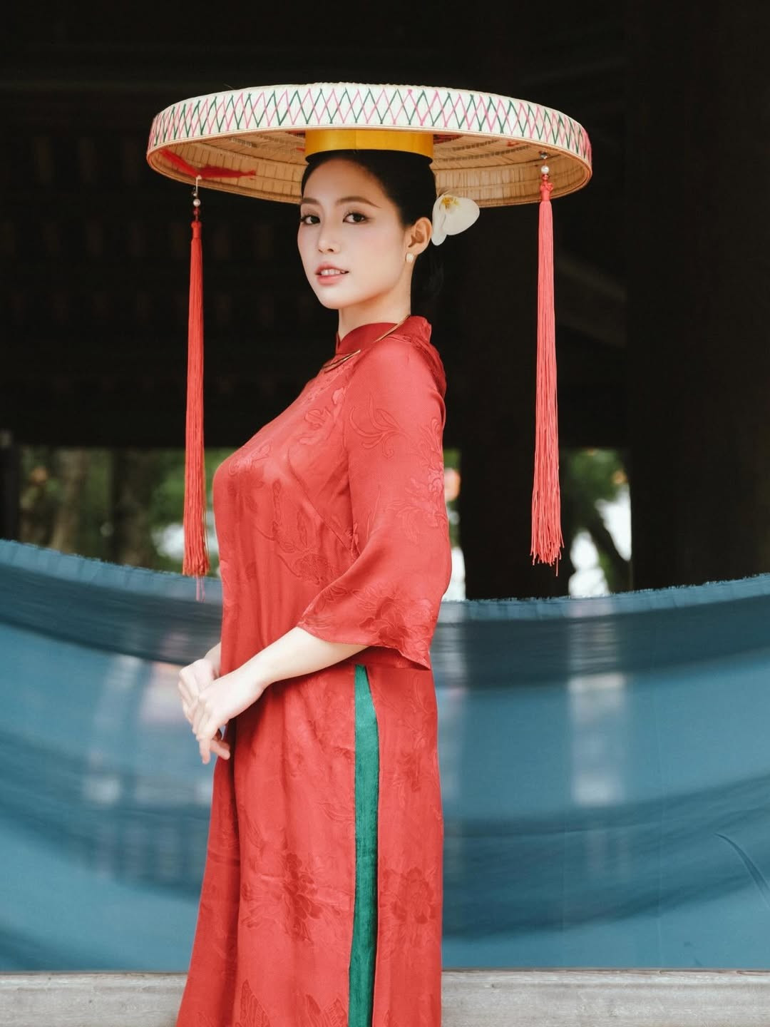 Dàn hoa, á hậu khoe dáng với áo dài Tết- Ảnh 10.