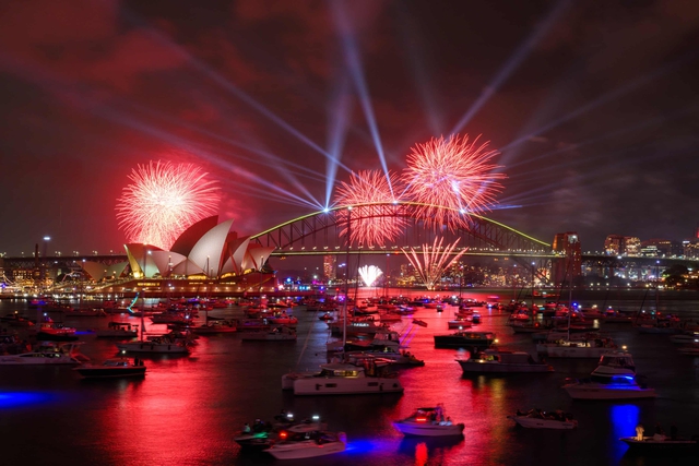 Nhiều quốc gia trên thế giới đã bước sang 2026: Pháo hoa rợp trời chào mừng một năm mới bình an, hạnh phúc- Ảnh 11.