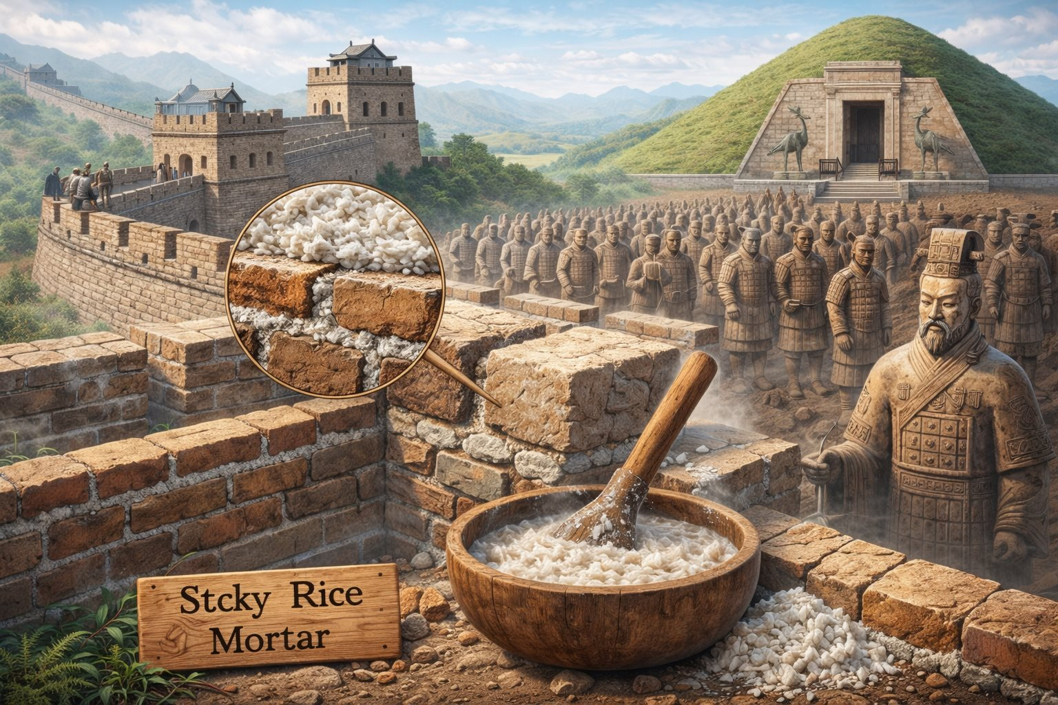 “Xi măng” của Tần Thuỷ Hoàng: Công nghệ vật liệu composite hàng nghìn năm tuổi bất ngờ tái sinh giữa cuộc sống hiện đại- Ảnh 1.