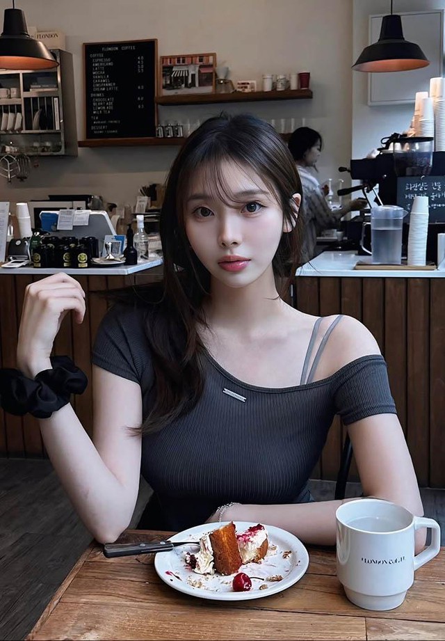 Hot girl diện áo trễ vai Hot girl diện áo trễ vai