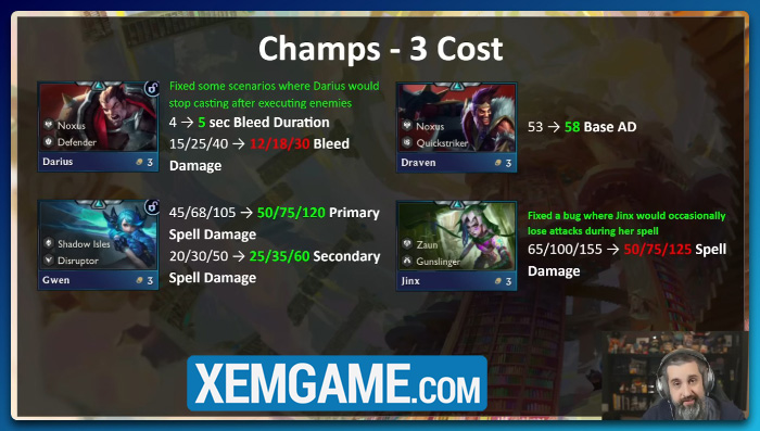 Thay đổi ĐTCL 16.4: Đảo ngược thay đổi nerf fast 9, Ornn tank thần, Sylas quay lại 97hctc