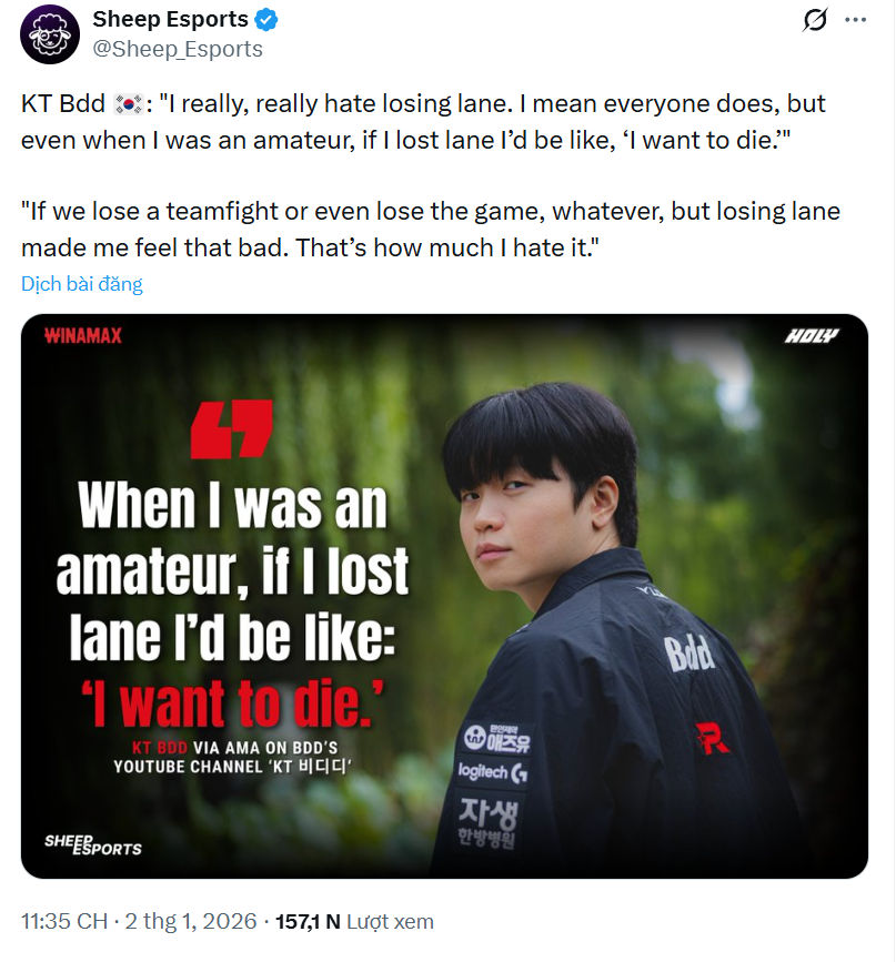 Á quân CKTG hé lộ một nỗi