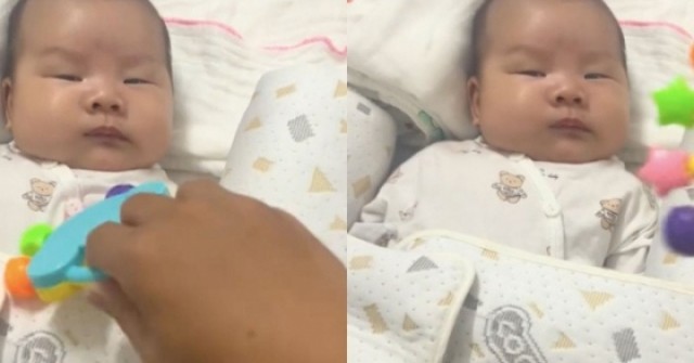 Em bé sơ sinh có khí chất 'tổng tài lạnh lùng' khiến dân mạng cười bò adt1767055208 add a heading 1 79 anh cat 3 2 auto cropjpg 1