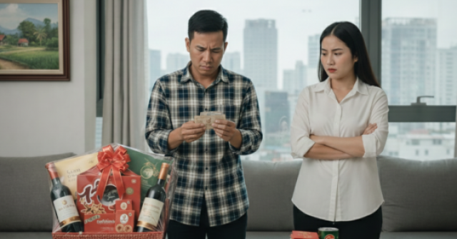 Vợ đòi biếu Tết nhà ngoại nhiều hơn 'vì ông bà nội ở quê tiêu gì đến tiền' adt1769155284 geminigeneratedimagewot8y8wot8y8wot8 anh cat 3 2 auto croppng 1