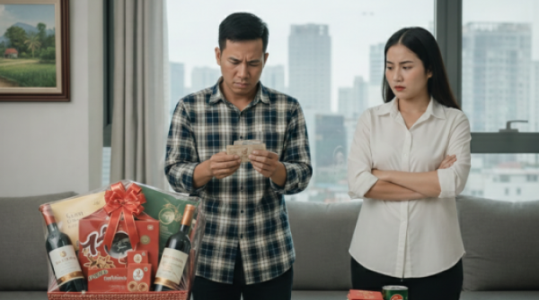 Vợ đòi biếu Tết nhà ngoại nhiều hơn 'vì ông bà nội ở quê tiêu gì đến tiền' adt1769155284 geminigeneratedimagewot8y8wot8y8wot8 anh cat 3 2 auto croppng