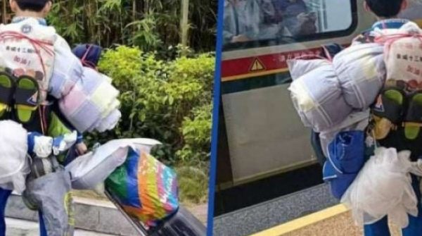 Nam sinh "nhỏ thó" gùi chăn lều kín lưng về quê ăn Tết, người lớn cũng phải nể adt1770613280 vac do ve que 1112 anh cat 3 2 auto cropjpg