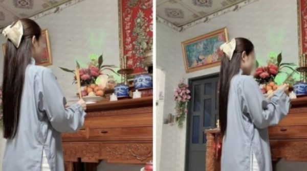 Tranh cãi gay gắt quanh bức ảnh cô gái mặc áo tràng, quần ngắn thắp hương adt1772080854 quan nagn 63 anh cat 3 2 auto cropjpg