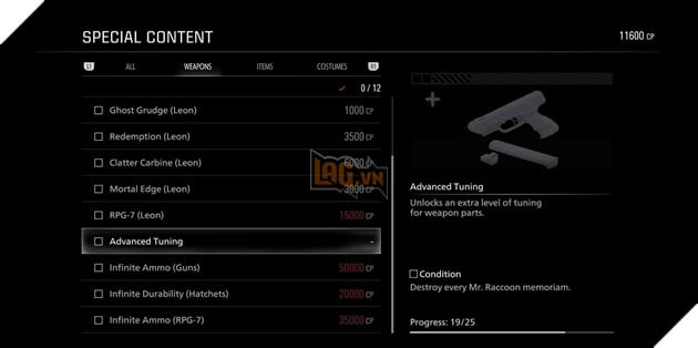 Hướng Dẫn Resident Evil Requiem: Những Nội Dung Đặc Biệt Nên Được Mở Khóa Sớm Cho NG+ 6