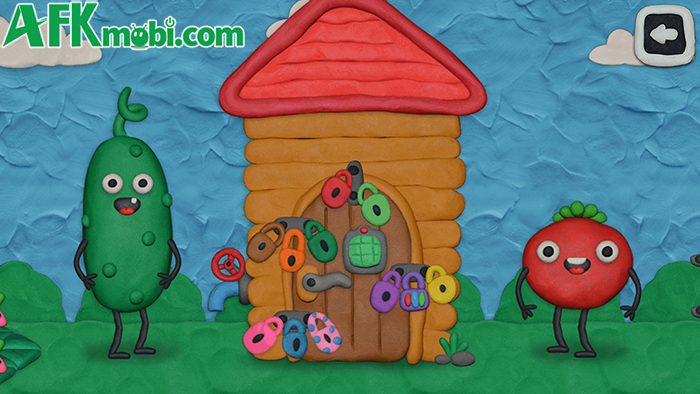 Tìm cách giải thoát cho những trái cây, rau củ bị nhốt với game giải đố 12 Locks Crazy Fruits 3