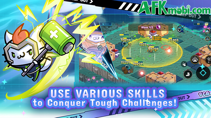 Cùng các đặc vụ lông xù cứu lấy thiên hà trong game 9Cat Saga: Strike Team 1