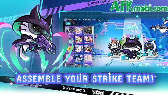 Cùng các đặc vụ lông xù cứu lấy thiên hà trong game 9Cat Saga: Strike Team 2