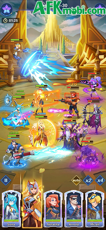 Dẫn dắt các siêu anh hùng chiến đấu cứu lấy nhân loại trong AFK Multiverse: Idle Legends 1