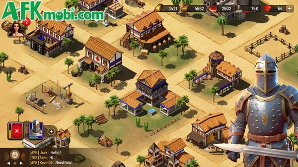 Age of Monarchy game mô phỏng chiến thuật kết hợp 4x với đồ họa đậm chất cổ điển của AoE afkmobi ageofmonarchy 1jpg