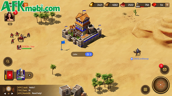 Age of Monarchy game mô phỏng chiến thuật kết hợp 4x với đồ họa đậm chất cổ điển của AoE 1