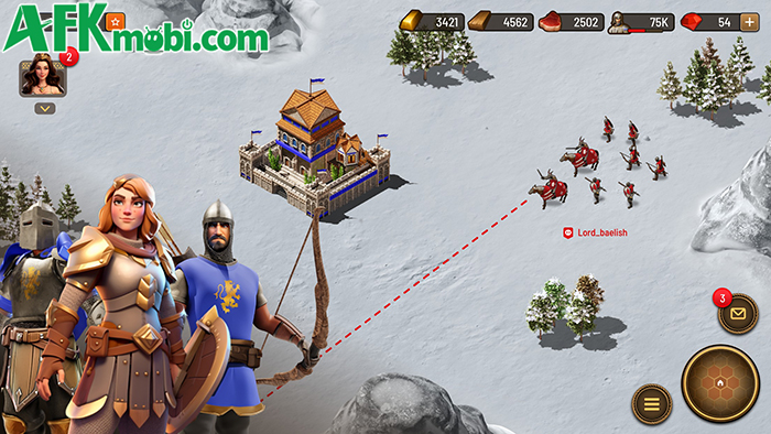 Age of Monarchy game mô phỏng chiến thuật kết hợp 4x với đồ họa đậm chất cổ điển của AoE 2