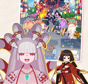 Tập hợp đội nữ sinh chibi tiêu diệt bọn ma quỷ trong game Ayakashi Rise: AFK Demon Hunt afkmobi akayashiriseafkdemonhunt 1jpg