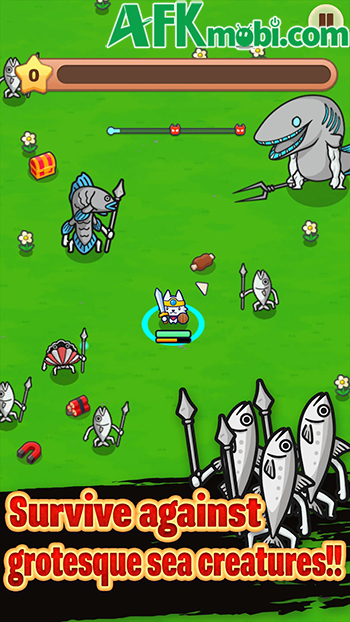 Điều khiển đội động vật trên cạn chống lại bọn sinh vật biển trong Animal Mafia 2