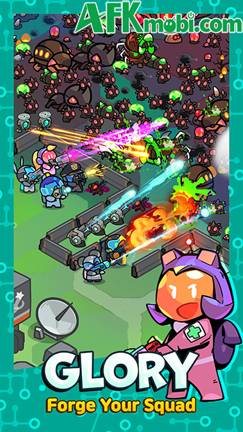 Phòng thủ trước bọn côn trùng ngoài hành tinh trong game Astro Defenders: Capt.Couch 0