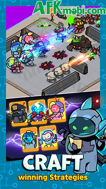 Phòng thủ trước bọn côn trùng ngoài hành tinh trong game Astro Defenders: Capt.Couch 3