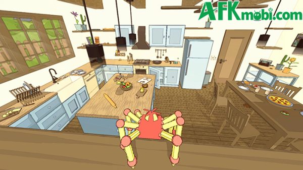 Điều khiển chú nhện nhỏ dọn dẹp ngôi nhà to lớn trong game A Webbing Journey afkmobi awebbingjourney 1jpg