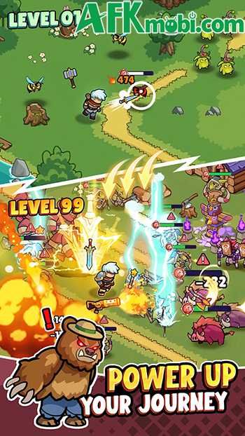 Quản lý balo đựng trang bị đi phiêu lưu trong game Backpack Legends Adventure RPG 0