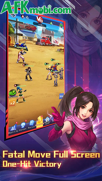 Battle of Combat game đấu tướng rảnh tay lấy chủ đề từ series The King of Fighters 2