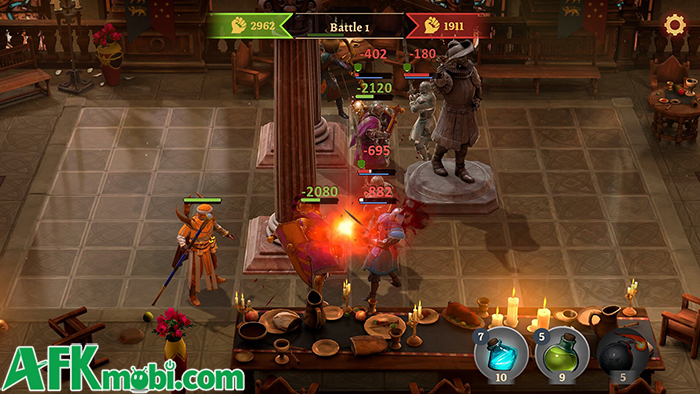 Battlesmiths: Medieval RPG game nhập vai chiến thuật cho bạn chỉ huy binh đoàn hiệp sĩ 1