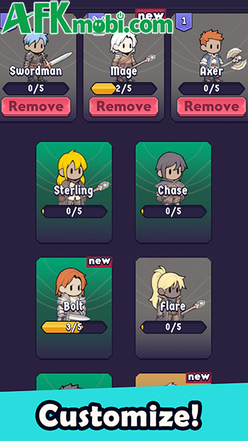 Điều khiển tổ đội anh hùng chiến đấu sinh tồn trước bọn quái vật tại game Battle Survivors 0