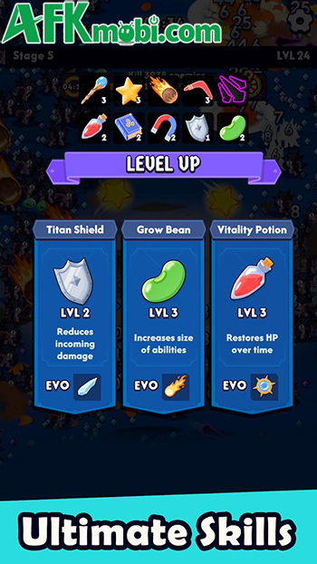 Điều khiển tổ đội anh hùng chiến đấu sinh tồn trước bọn quái vật tại game Battle Survivors 2