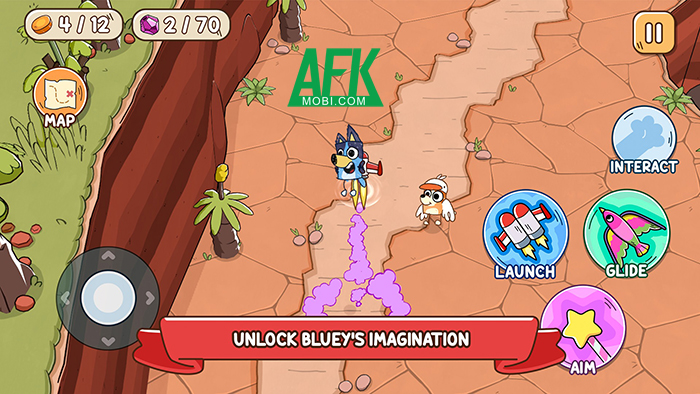 Bluey's Quest for The Gold Pen game phiêu lưu lấy chủ đề từ loạt phim hoạt hình Bluey 4