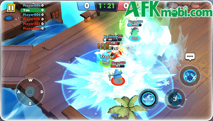 Brawl Blitz: 3v3 Arena cho các game thủ điều khiển anh hùng slime chiến đấu với nhau 0