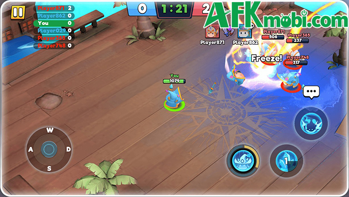 Brawl Blitz: 3v3 Arena cho các game thủ điều khiển anh hùng slime chiến đấu với nhau 1