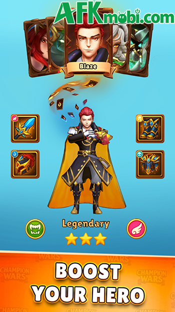 Champion Wars game đấu tướng màn hình dọc lấy chủ đề fantasy Trung Cổ 2