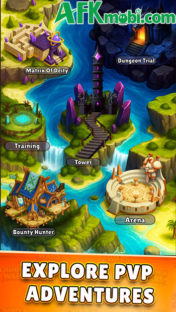 Champion Wars game đấu tướng màn hình dọc lấy chủ đề fantasy Trung Cổ 3