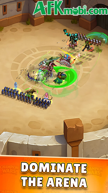 Champion Wars game đấu tướng màn hình dọc lấy chủ đề fantasy Trung Cổ 4